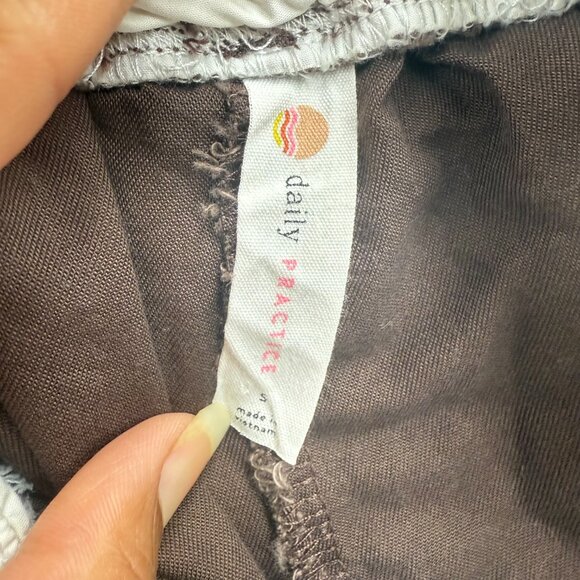 Anthropologie Daily Practice Adjustable Pants in Chocolate Brown  Size S - Picture 8 of 12